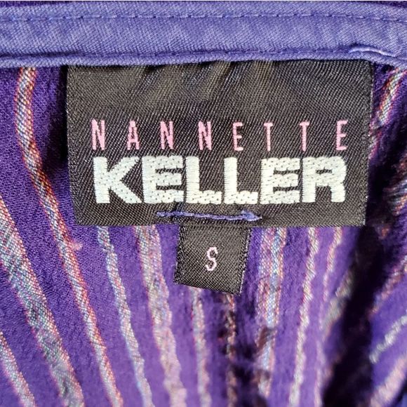 Nannette Keller Linen Artsy Button Down Blouse - Picture 6 of 6